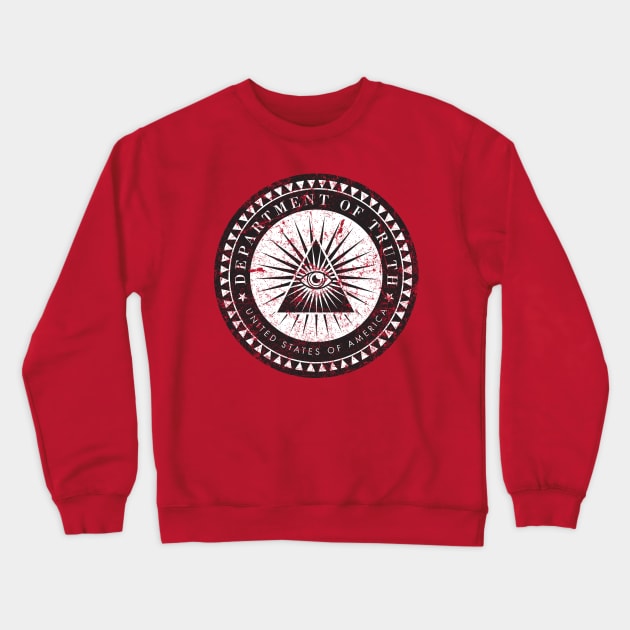 The Department of Truth Crewneck Sweatshirt by MindsparkCreative